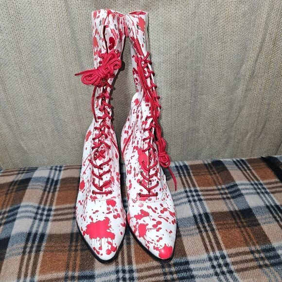 Funtasma Blood Splatter Boots - Picture 2 of 5